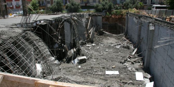 Antalya’da İş Merkezi İnşaatında Kaza