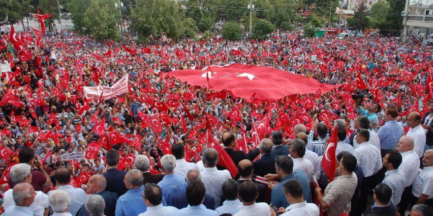 Adıyaman Demokrasi Ve Şehitler Mitingini Taçlandırıyor