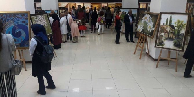 Rize’de Resim Sergisi Açıldı