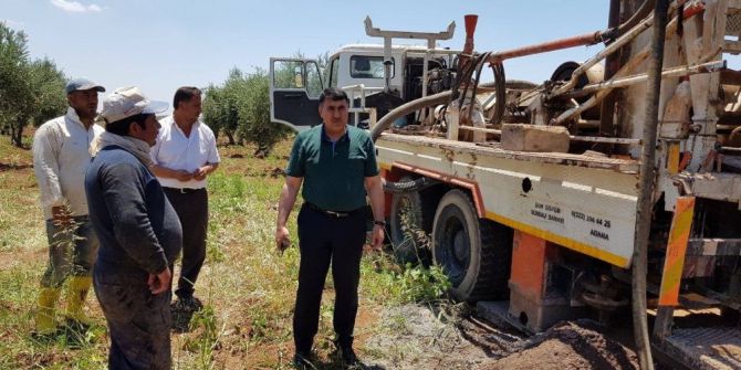 İl Özel İdaresi Su Sıkıntısı Çekilen Köylerde Sondaj Çalışması Başlattı