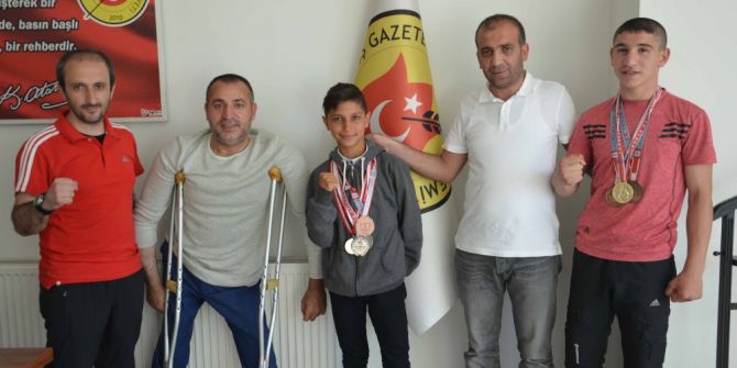 Şampiyon Boksörler Mgc’yi Ziyaret Etti