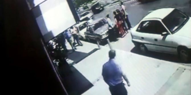 6.2’lik Deprem Güvenlik Kamerasında