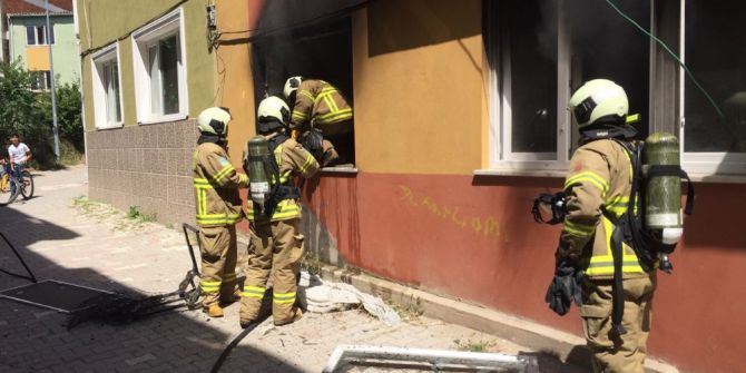 Bandırma’da Ev Yangını