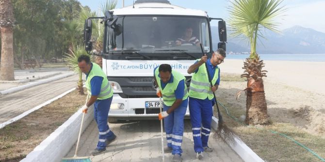 Aydın Büyükşehir Sahilleri Yaza Hazırlıyor