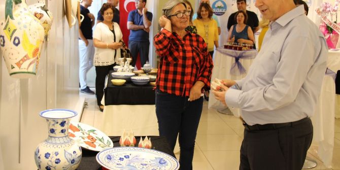 Söke’de Çini Ve Seramik Sergisi Beğenildi