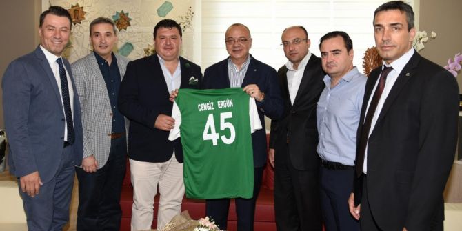 Yeni Yönetimden Başkan Ergün’e Ziyaret