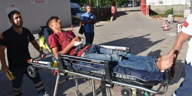 Elektrik Akımına Kapılan Çoban Yaralandı