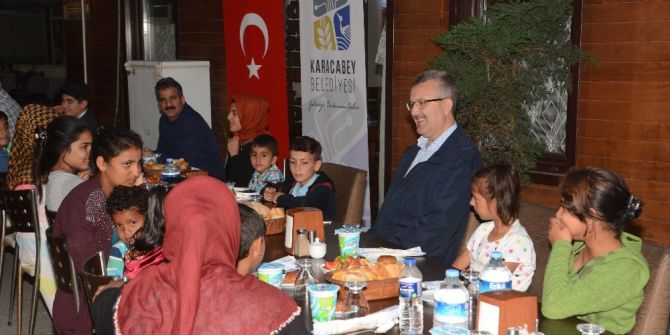 Başkan Özkan, Yetim Çocuklarla İftarda Buluştu