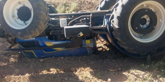 Malatya’da Traktör Devrildi: 1 Yaralı