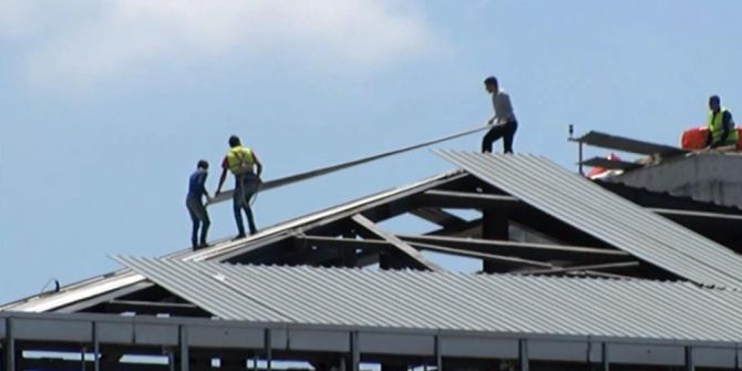 İstanbul’da Tedbirsiz Çalışan İşçiler Yürekleri Ağza Getirdi