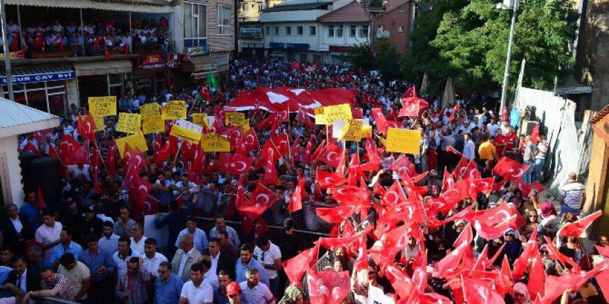 Bitlis’te Büyük Demokrasi Mitingi Düzenlendi