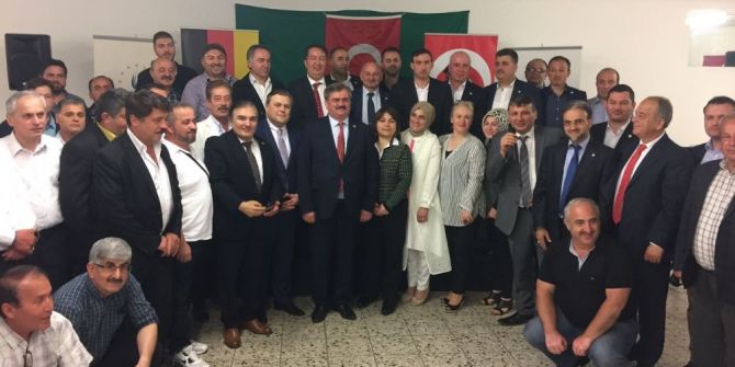 Çaturoğlu, Almanya’da Zonguldaklı Hemşehrileriyle Bir Araya Geldi