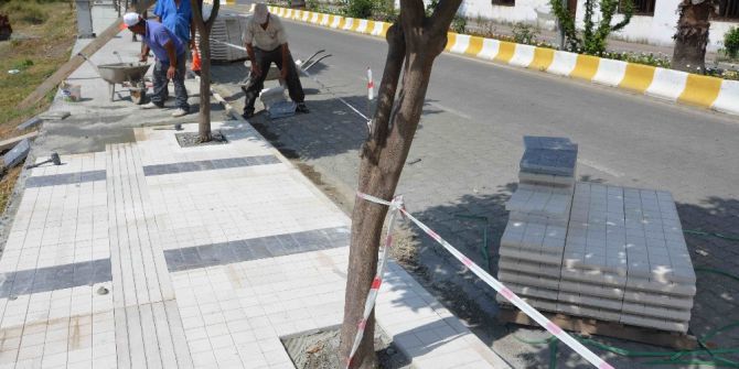 Köyceğiz’de Görme Engeliler İçin Kaldırım