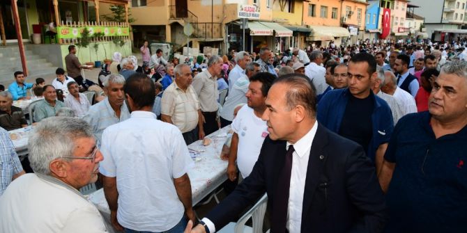Başkan Sözlü, Orucunu Aladağ’da Vatandaşlarla Açtı