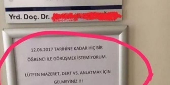 “Görüşmek İstemiyorum” Yazan Akademisyene Sosyal Medya Cezası