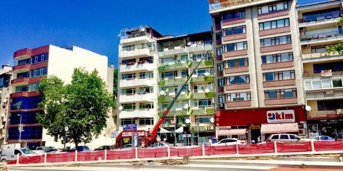 Kültür Tepesi’nde Cepheler Güzelleşiyor