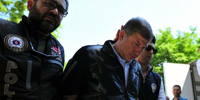 Eski Milli Futbolcu Tanju Çolak Ankara Adliyesine Getirildi