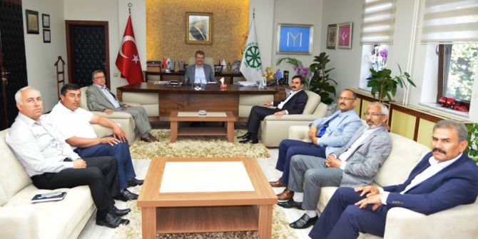 Şarkışla Ve Gürçayır Belediye Başkanlarından Başkan Akay’a Tebrik Ziyareti