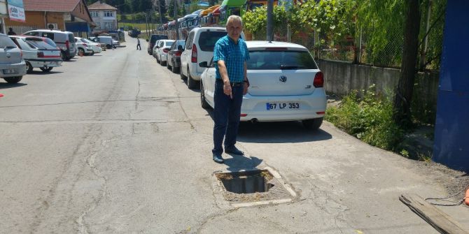 Kışla Mahallesi Sakinleri Kanalın Kapağının Onarılmasını İstedi