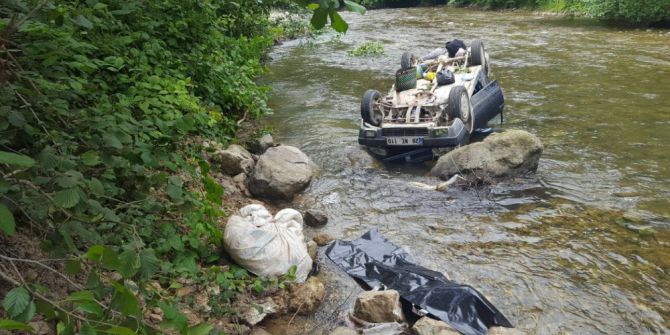 Giresun’da Trafik Kazası 1 Ölü, 2 Yaralı