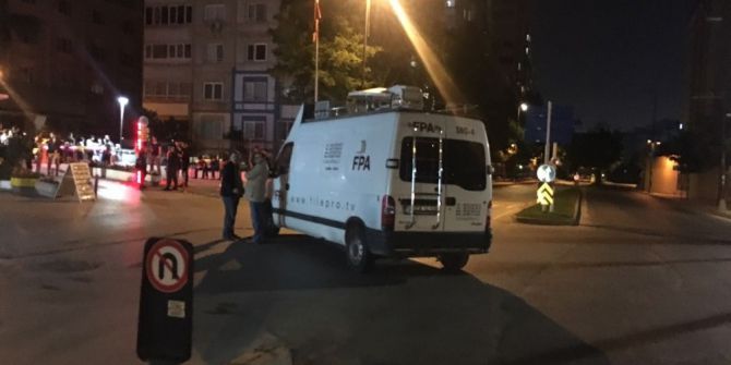 Lüks Sitede Canlı Yayın Aracı Gerginliği