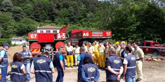 Obm’de Yangın Eğitim Ve Tatbikatları Sona Erdi