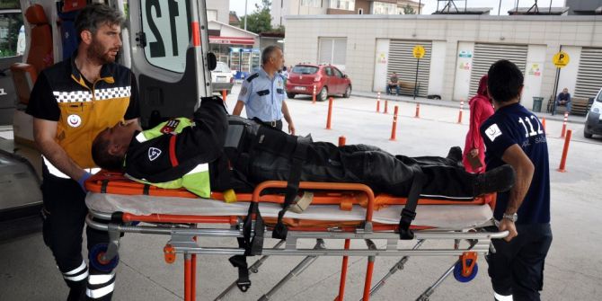 Yaşlı Çift Motosikletle Kanala Uçtu