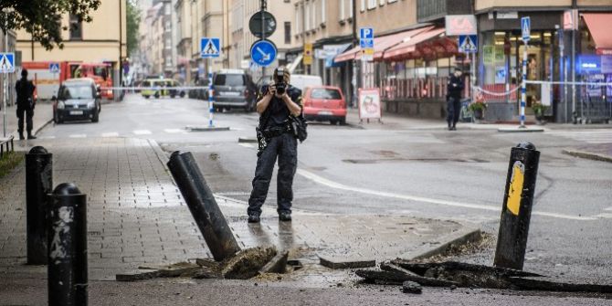 Stockholm’de Kamyonet Yayaların Arasına Daldı