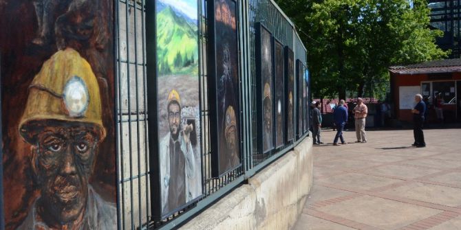 Madenci Resimleriyle Maden Facialarına Dikkat Çekti