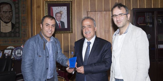 Rektör Çomaklı, Tmmob İnşaat Mühendisleri Odası Yöneticilerini Ağırladı