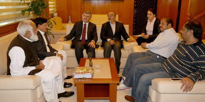 Pakistan Heyetinden Başkan Akyürek’e Ziyaret