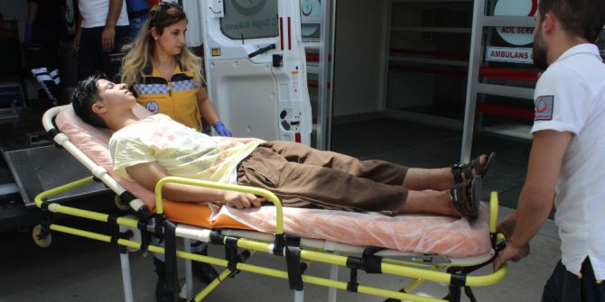 Bisikletin Devrilmesi Sonucu 1 Kişi Yaralandı