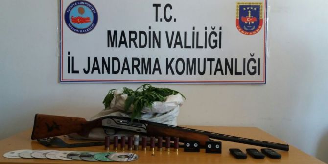 Ömerli’de Mühimmat Ve Uyuşturucu Ele Geçirildi