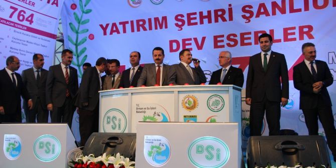 Bakanlar Şanlıurfa’da 764 Milyon Liralık 12 Tesisin Temelini Attı