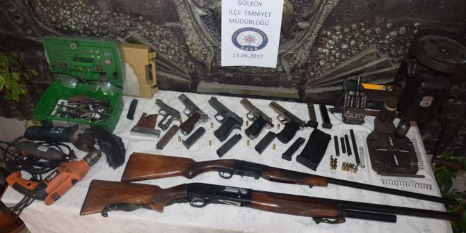 Ordu’da Kaçak Silah İmalathanesi Baskını: 1 Gözaltı