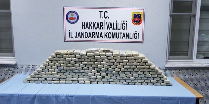 Hakkari’de 110 Kilo Eroin Ele Geçirildi