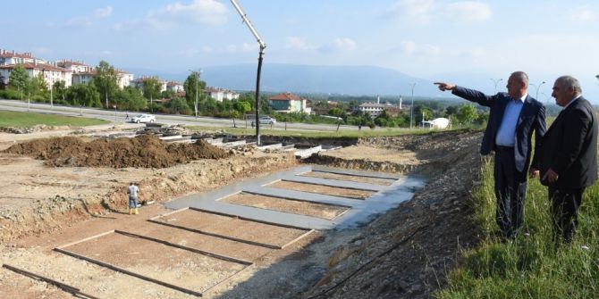 Güreş Alanında Hummalı Çalışma Sürüyor