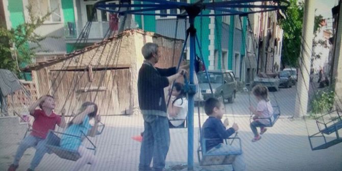 Kütahyalı Çocukların ’Seyyar Lunapark’ Keyfi