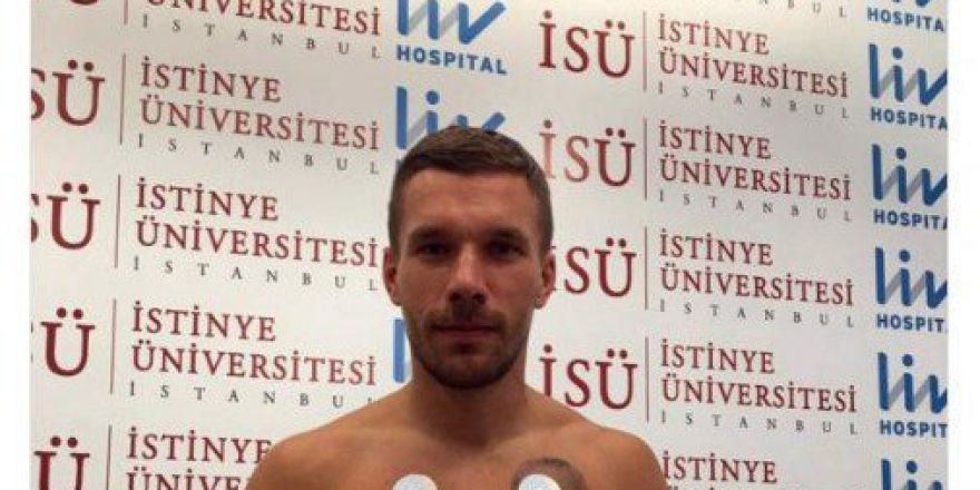 Galatasaray’da Lukas Podolski Sağlık Kontrolünden Geçti