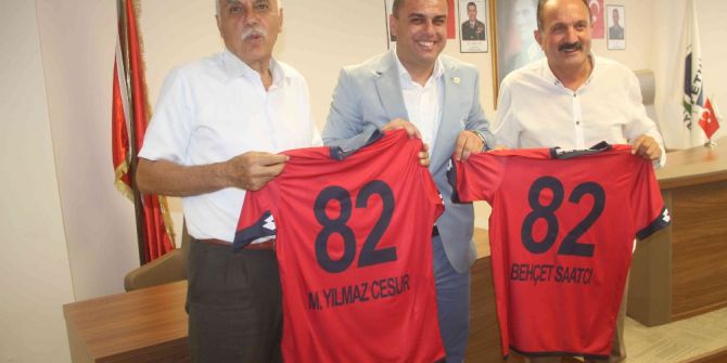 Fethiyespor’un Yönetimi Başkan Saatcı’yı Ziyaret Etti