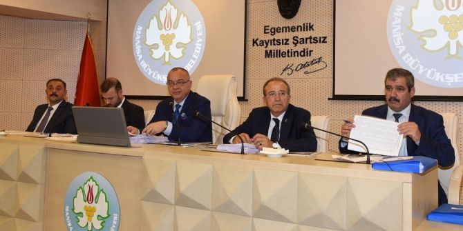 Manisa Büyükşehir Belediyesi Meclisi Toplandı