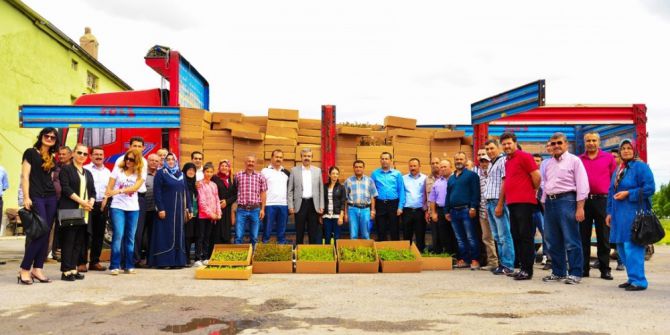 83 Bin Adet Tıbbi Ve Aromatik Bitki Dağıtım Töreni Yapıldı