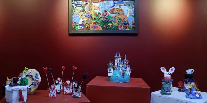 Çocuklardan ’Dilekli’ Seramik Sergisi