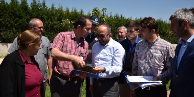 Başkan Üzülmez’den Kanalpark’ta İnceleme