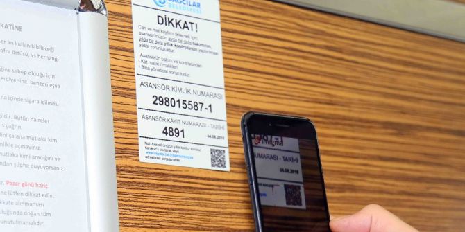 Bağcılar’daki Asansörlerin Artık Kimliği Var