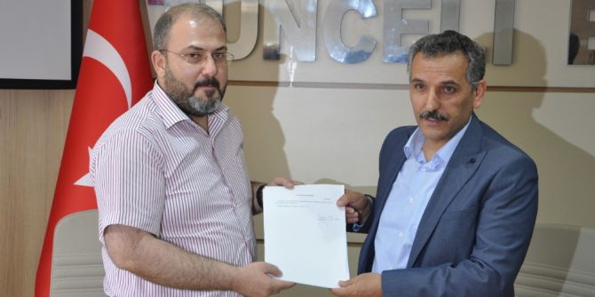 Tunceli’de Ak Parti’den 15 Temmuz Caddesi Başvurusu