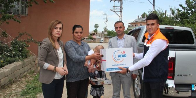 Afad’dan Muhtaç Ailelere Ramazan Yardımı
