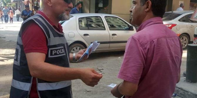 Polis Ve Zabıtadan Broşürlü ‘Dilenci’ Uyarısı