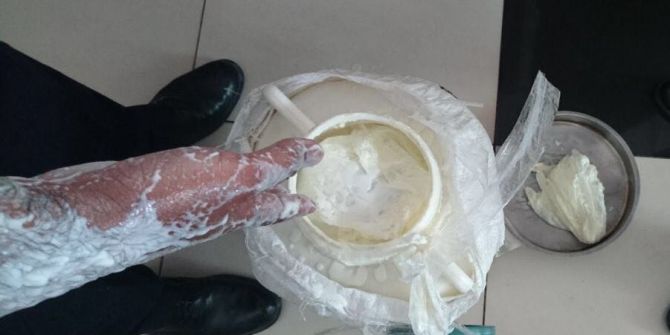 Yoğurt Bidonu İçinde Esrar Sevkıyatı