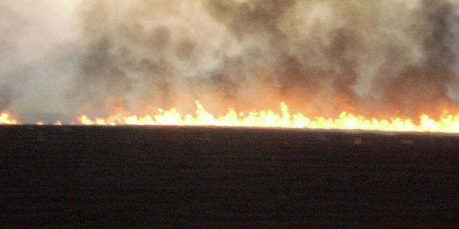 100 Dönümlük Buğday Tarlası Kül Oldu